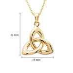 Gold Vermeil Trinity Knot Necklace