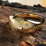 14kt Gold Vermeil Celtic Triskele Ring