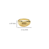 14kt Gold Vermeil Celtic Triskele Ring