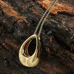 14kt Gold Vermeil Celtic Triskele Necklace