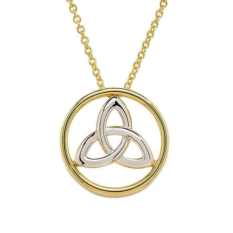 14kt Gold Vermeil Trinity Necklace