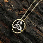 14kt Gold Vermeil Trinity Necklace