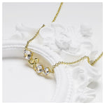 Trinity Knot White Sapphire Necklace