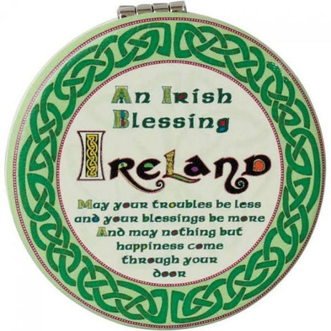 Irish Blessing Compact Mirror