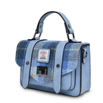 The Mini Satchel - Blue Tartan