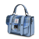 The Mini Satchel - Blue Tartan