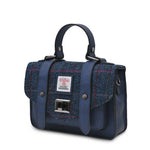 The Mini Satchel - Navy Over-Check