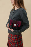 The Mini Cobble Satchel - Fuchisa Tartan