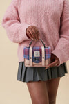 The Mini Satchel - Pink and Blue Tartan