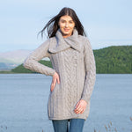 Classic Cable Coat - Gray