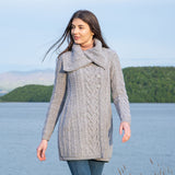 Classic Cable Coat - Gray