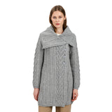 Classic Cable Coat - Gray