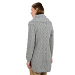 Classic Cable Coat - Gray