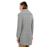 Classic Cable Coat - Gray