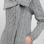 Classic Cable Coat - Gray