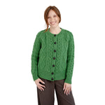 Cable Knit Button Cardigan