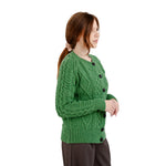 Cable Knit Button Cardigan