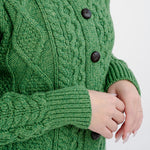 Cable Knit Button Cardigan
