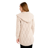 Aran Leaf Coat - Oatmeal