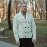 Double Breasted Shawl Cardigan
