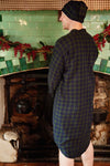 Lee Valley Flannel Nightshirt - Green Tartan