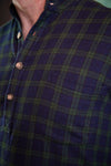 Lee Valley Flannel Nightshirt - Green Tartan