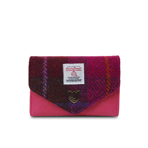 Small Clasp Purse - Fuchsia Tartan