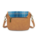 Mini Saddle Bag - Blue Tartan