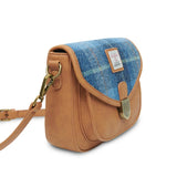 Mini Saddle Bag - Blue Tartan