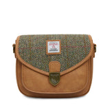 Mini Saddle Bag - Chestnut Herringbone
