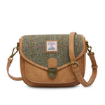 Mini Saddle Bag - Chestnut Herringbone