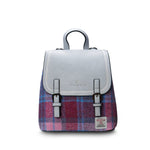 The Mini Jura Backpack - Pink and Blue Tartan