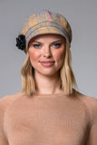 Newsboy Hat - Pastel Yellow Plaid