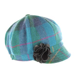 Newsboy Hat - Blue Multi Plaid