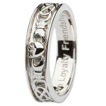 Sterling Silver Claddagh/Celtic Gts Ring