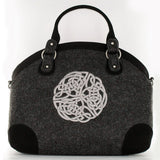 Celtic Mucros Tote Bag - Black with Silver