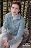 Headford Luxurious Half Zip Sweater - Mermaid