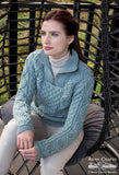 Headford Luxurious Half Zip Sweater - Mermaid