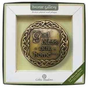 Celtic Bronze Gallery Wall Plaque | God Bless This Home