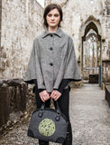 Celtic Mucros Tote Bag - Charcoal with Green