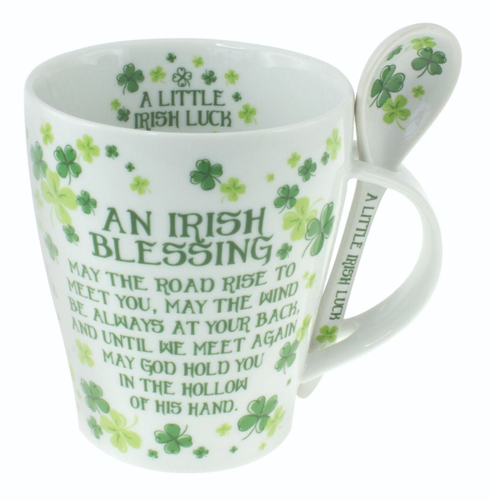 Traditional Irish Blessing Mug Set