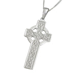 Large Double Sided Cross And Chain Necklace