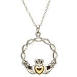 ShanOre Celtic Wave Claddagh Necklace