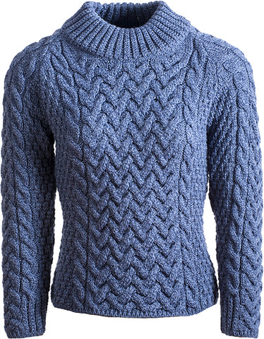 Aran Cable Crew Neck Sweater
