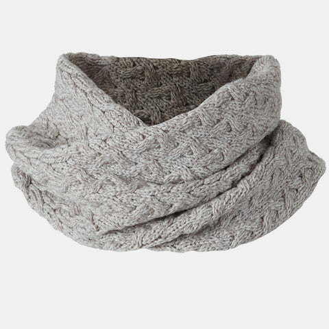 Infinity Cabled Knit Scarf