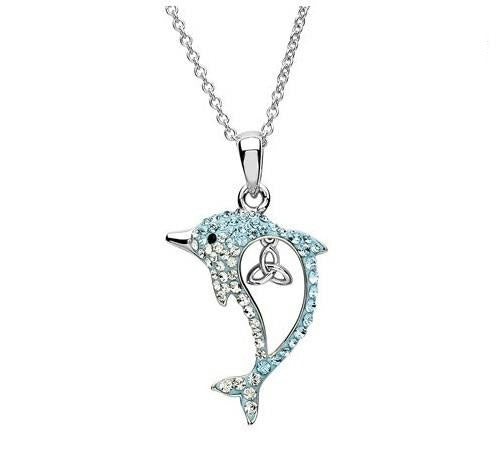 ShanOre Sterling Silver Dolphin Trinity Knot Necklace – Funky Skunk