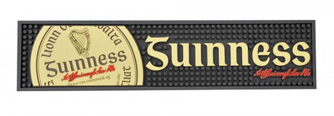 Guinness PVC Gaelic Label Bar Mat Bareware