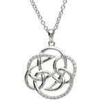 Platinum Plated Intricate Necklace
