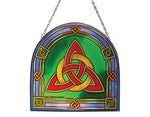 Trinity Knot Panel Stained Glass