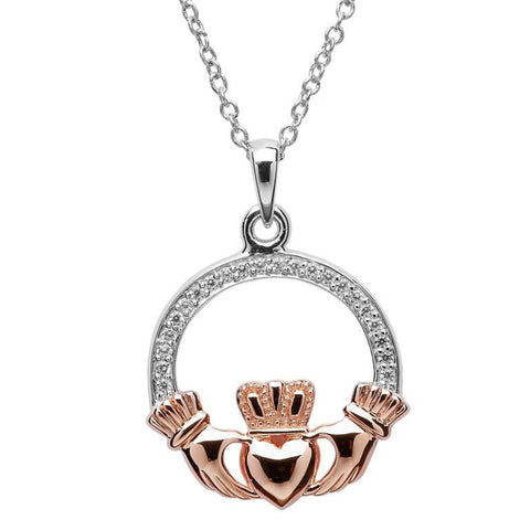 ShanOre Rose Gold Claddagh Necklace